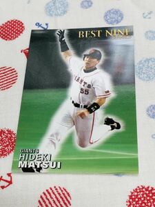 カルビー Calbee プロ野球カード 読売ジャイアンツ 巨人 松井秀喜
