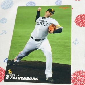 カルビー Calbee プロ野球カード 福岡ソフトバンクホークス ファルケンボーグの画像1