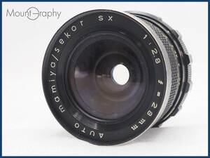 ★実用美品★ MAMIYA マミヤ sekor SX 28mm F2.8 ★完動品★同梱可 #i5207