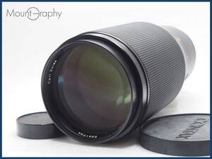 ★実用美品★ CONTAX コンタックス Carl Zeiss Tele-Tessar 300mm F4 T* ★完動品★同梱可 #i5213