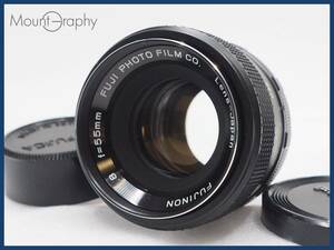 ★良品★ FUJI フジ FUJINON 55mm F1.8 ★完動品★同梱可 前後キャップ付 M42マウント #i5324