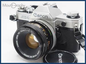 ★特別特価★ CANON キヤノン AE-1 ボディ + FD 50mm F1.8 S.C. 前キャップ付 #i5464r