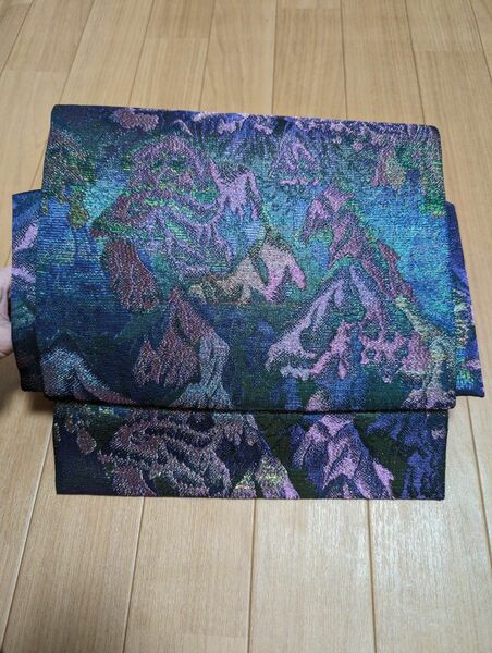 最高級品　織の宝石「佐波理」袋帯　ワンタッチ帯仕様　高貴な紫