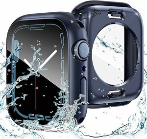 apple watch 用 カバー 360フルボディ防水 アップルウpple Watch Series 9/8/7 45mm対