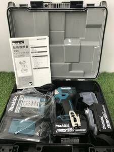 【未使用品】★makita(マキタ) 18v充電式インパクトドライバ ブルー(6.0Ahバッテリx2/充電器/ケース) TD173DRGX　　　ITZR1BEHSB5S