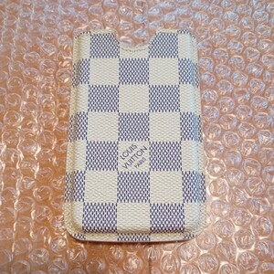 ★1円スタート★LOUIS VUITTON ルイヴィトン ダミエ ホワイト iPod touch ケース【ほぼ未使用】 ※iPodは付きません。ケースのみ