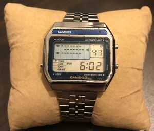 希少CASIO GAME WATCH ゲームウォッチ GM-20 インターセプター デジタル 腕時計 稼働品