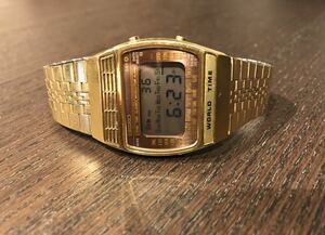 希少 SEIKO ATLAS WORLD TIME アトラス ワールドタイム A239-5020 デジタル クォーツ 腕時計 稼働品 良好 美品 極美 