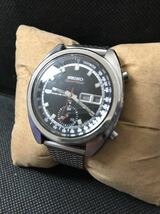 希少　SEIKO SPEED-TIMER 6139-6011 スピードタイマー 自動巻き 腕時計 稼動品 1970年製 ブルースリー　_画像4