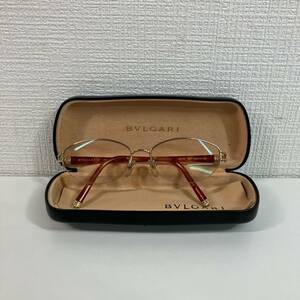 1円〜 12F BVLGARI メガネ メガネフレーム 眼鏡 ブルガリ 18K 18金 度入り J059479 241TK 407 5415-140 ケースクロス付き 鼈甲柄