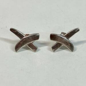 1円〜 12F TIFFANY&Co. ティファニー シルバーピアス レディースピアス ピアス SILVER 925 パロマ・ピカソ グラフィティ Xピアス