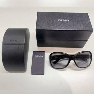 1円〜 12☆ PRADA プラダ サングラス ネイビー系 眼鏡 SPR 04M 6015 0AG-3M1 130 2N 専用ケース付き 箱付き ブランドサングラス