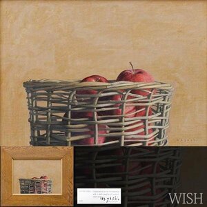 【真作】【WISH】林哲夫 油彩 4号 ◆リアリズム 林檎逸品 　　〇無所属注目画家 独自リアリズム 古書愛好家 #23123193