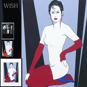 【真作】【WISH】パトリック・ナーゲル PATRICKNAGEL「APRIL～PLAYBOY PORTFOLIO Ⅱ」セリグラフ 6号大 1984年作 直筆サイン #23123250