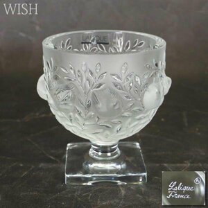 【真作】【WISH】ルネ・ラリック Rene Lalique クリスタルガラス 高さ14cm 1.51kg 　　〇フランスの工芸家 #23126062