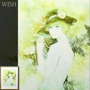 【真作】【WISH】ベルナール・シャロワ Bernard Charoy「ダービーのダイアナ」リトグラフ 約12号 大作 直筆サイン 美人　　 #23123602