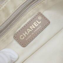 ★CHANEL シャネル ココマーク ニュートラベルライン キャンバス×レザー トートバッグ ショルダーバッグ 肩掛け ベージュ系_画像7