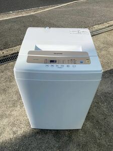 ○GW8566アイリスオーヤマ 全自動洗濯機 5.0kg IAW-T502EN 21年製○