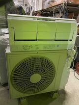 ○GW8530 HITACHI 6.3kw 200V 20畳　ルームエアコン RAS-X63G2 17年製○_画像2