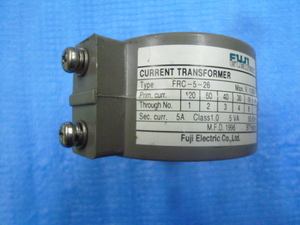 中古現状渡品 FUJI ELECTRIC CURRENT TRANSFORMER FRC-5-26 富士電機 