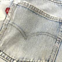 Levi's 501 66後期 ジーンズ デニム W:約72cm スモールe 赤耳 チェーンステッチ リーバイス ビンテージ_画像8