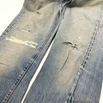 Levi's 501 66後期 ジーンズ デニム W:約72cm スモールe 赤耳 チェーンステッチ リーバイス ビンテージ_画像5