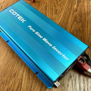 COTEK　DC-AC インバータ　Pure Sine Wave Inverter SK1000-112　正弦波　動作正常　付属品付き