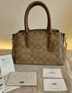 コーチ COACH - ショルダーバック シグネチャー 2way バッグ ハンドバッグ F29434 ★新品未使用