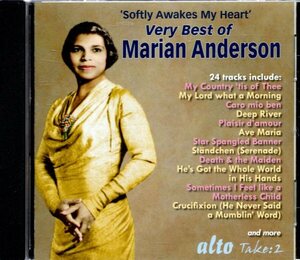 yo582 VERY BEST OF MARIAN ANDERSON 