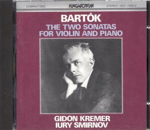 a060　　バルトーク：THE TWO SONATAS FOR VIOLIN AND PIANO /KREMER