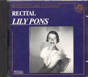 b169　　ヴェルディ他：RECITAL/LILY PONS