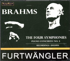 ブラームス：THE FOUR SYMPHONIES /フルトヴェングラー　(3CD)