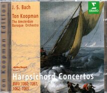 b455　　J.S.バッハ：CONCERTOS FOR 2 & 4 HARPSICHORDS /KOOPMAN_画像1