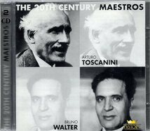 THE 20th CENTURY MAESTROS /指揮 トスカニーニ、ワルター/チャイコフスキー：ピアノ協奏曲第1番、モーツァルト：交響曲第39番【2CD】_画像1