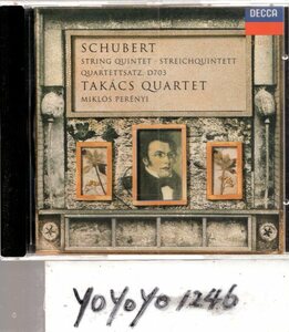 シューベルト/弦楽四重奏曲　D.956他/タカーチ弦楽四重奏団