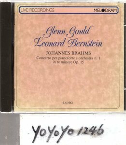 ブラームス：ピアノ協奏曲/GLENN GOULD ＆ LEONARD BERNSTEIN