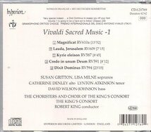  Vivaldi: Sacred Music Vol 1 / King, et al_画像2