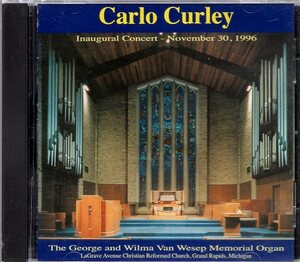 Carlo Curley Inaugural Concert - November 30,1996