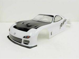 マツダ ＲＸ-7 FD3S タイプ 白黒 1/10 ドリフトラジコンカー用 スペアボディー