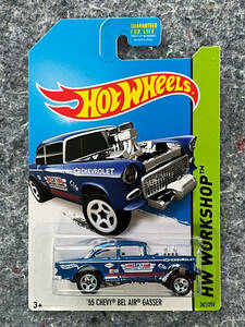 2014 Hot Wheels '55 Chevy Bel Air Gasser ホットウィール シェビー シボレー ベルエア ギャッサー USカード