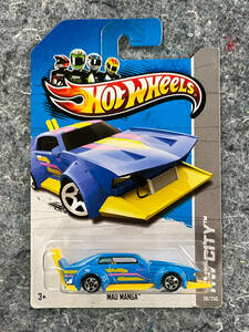 Hot Wheels 2013 Mad Manga Jun Imai ホットウィール マッドマンガ ブルー 街道レーサー ジュンイマイ USカード