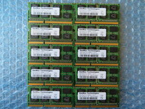 ★1円スタート 10枚セット PC3-12800S SO-DIMM 4GB ノートPC用メモリ DDR3 SanMax S8