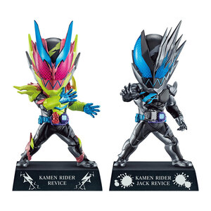 ☆仮面ライダーリバイス＆ジャックリバイス：デフォルメフィギュア☆一番くじ 仮面ライダーリバイス with レジェンド仮面ライダー☆美品☆