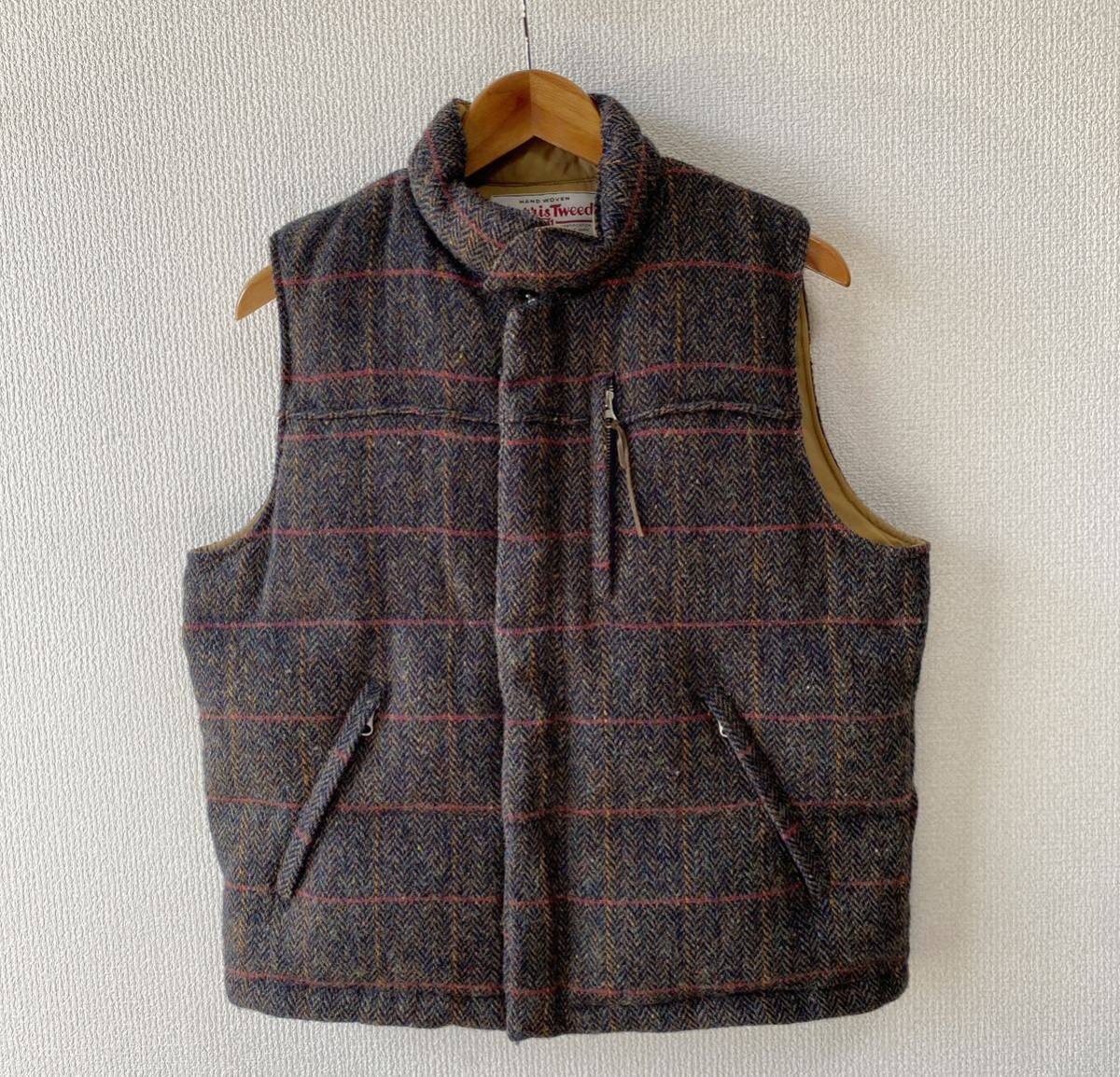 Yahoo!オークション -「harris tweed ハリスツイード ベスト」(ダウン 