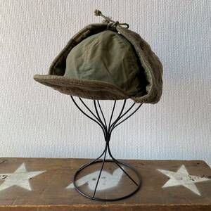 40s US.ARMY M-43 pie ru cap military Vintage hat alpaca WW2