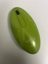 SONY VAIO Bluetooth レーザーマウス VGP-BMS20/G　グリーン　中古美品　即決価格 宅急便コンパクト（EAZY）送料込_画像1