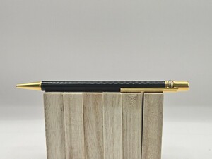 管理番号D18 送料無料 カルティエ ボールペン 尻軸回転式 マスト ドゥ カルティエ Cartier トリニティ ブラック