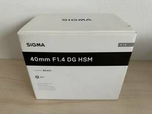 新品未開封 SIGMA 40mm F1.4 DG HSM Art カメラレンズ ニコンFマウント 