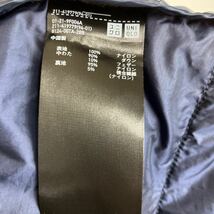 UNIQLO ユニクロ ウルトラライトダウンジャケット 軽量ダウンジャケット コンパクトダウンジャケット レディース Lサイズ ネイビー FA039_画像4