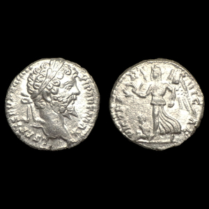 【古代ローマコイン】Septimius Severus（セプティミウス・セウェルス）クリーニング済 シルバーコイン 銀貨 デナリウス(biSSkiaeYG)